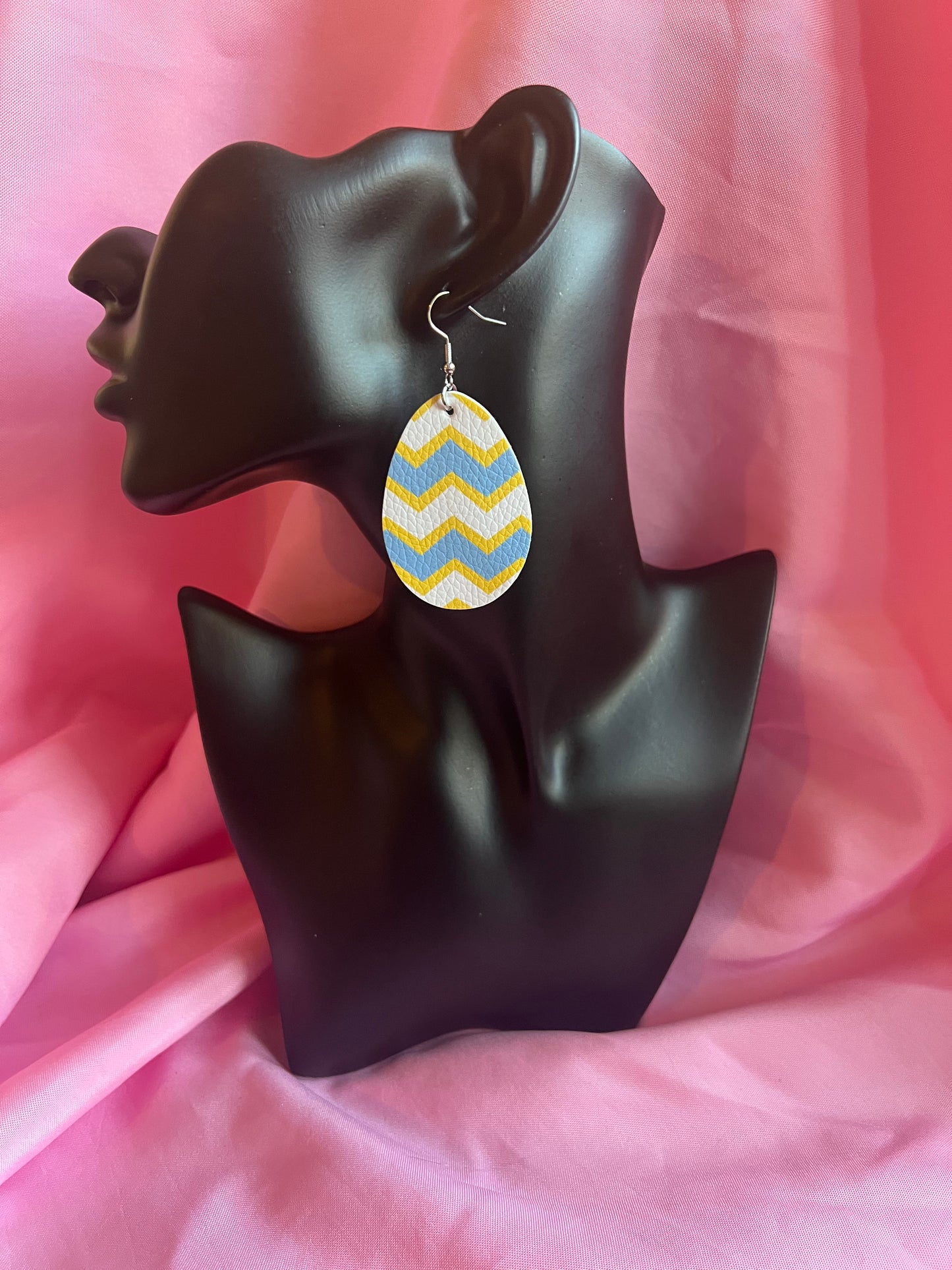 Blue & Yellow Zig Zag Eggs