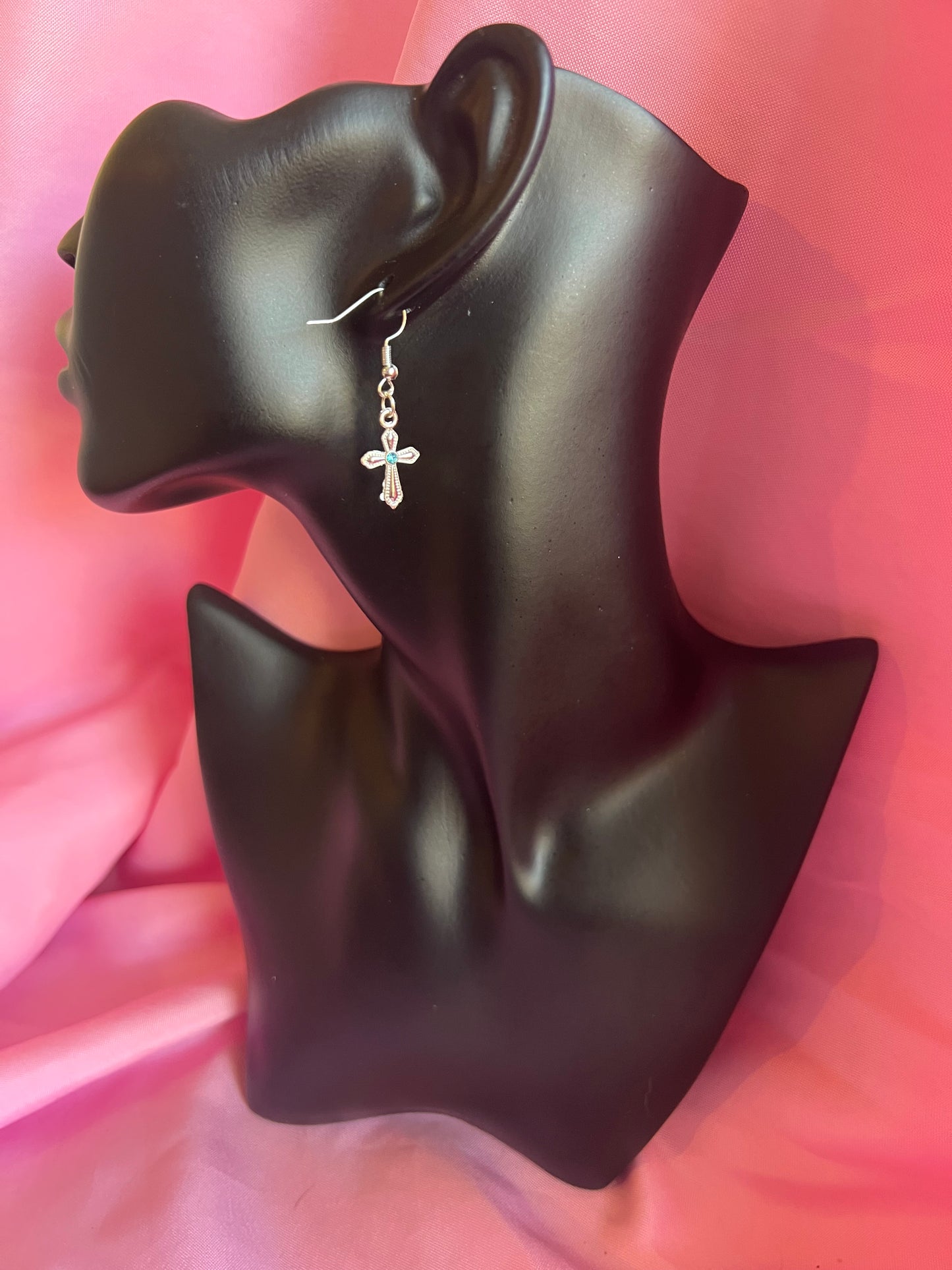 Teal Stone Crosses
