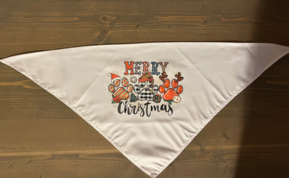 Merry Christmas Dog Bandanas