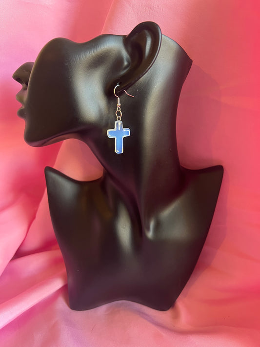 Iridescent Gemstone Crosses