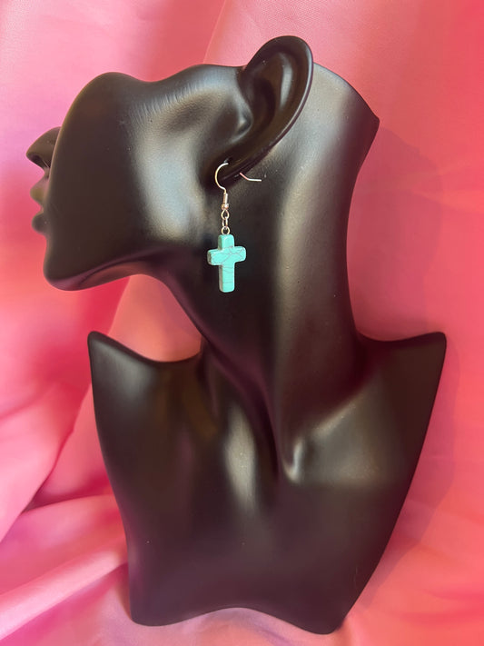 Turquoise Gemstone Crosses