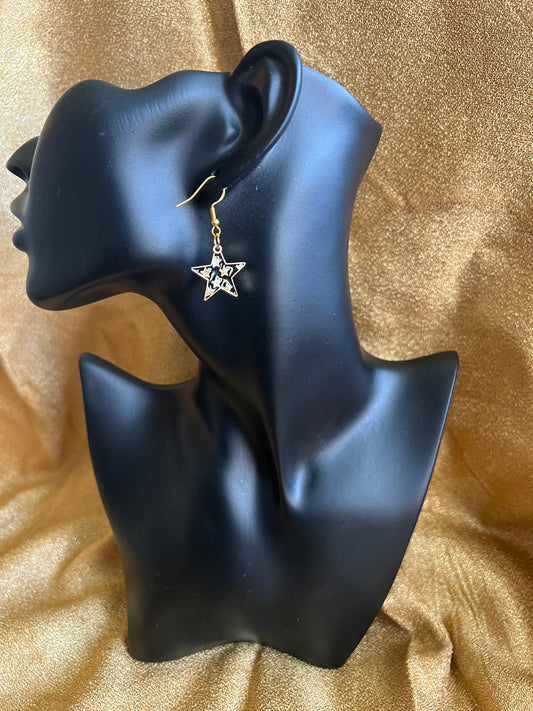 Black, Gold & White Stars