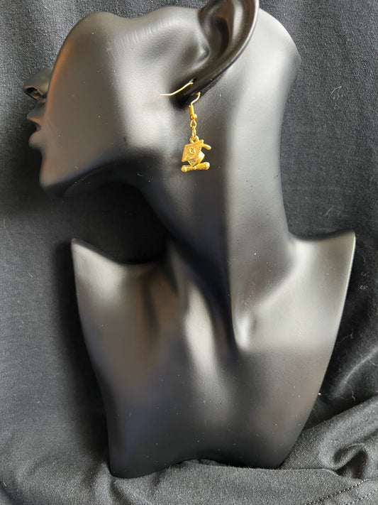Gold Graduation Cap & Diploma