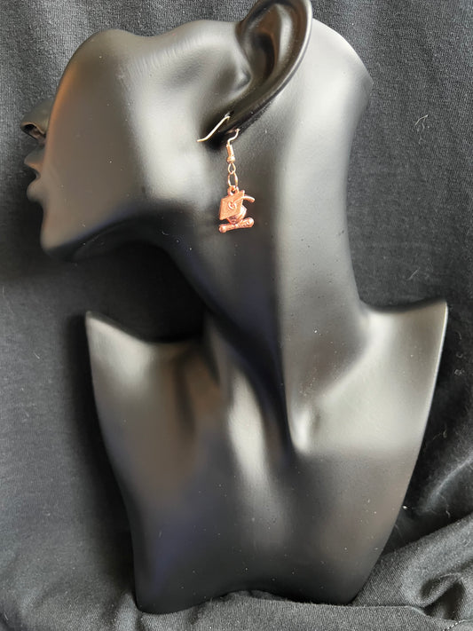 Rose Gold Graduation Cap & Diploma