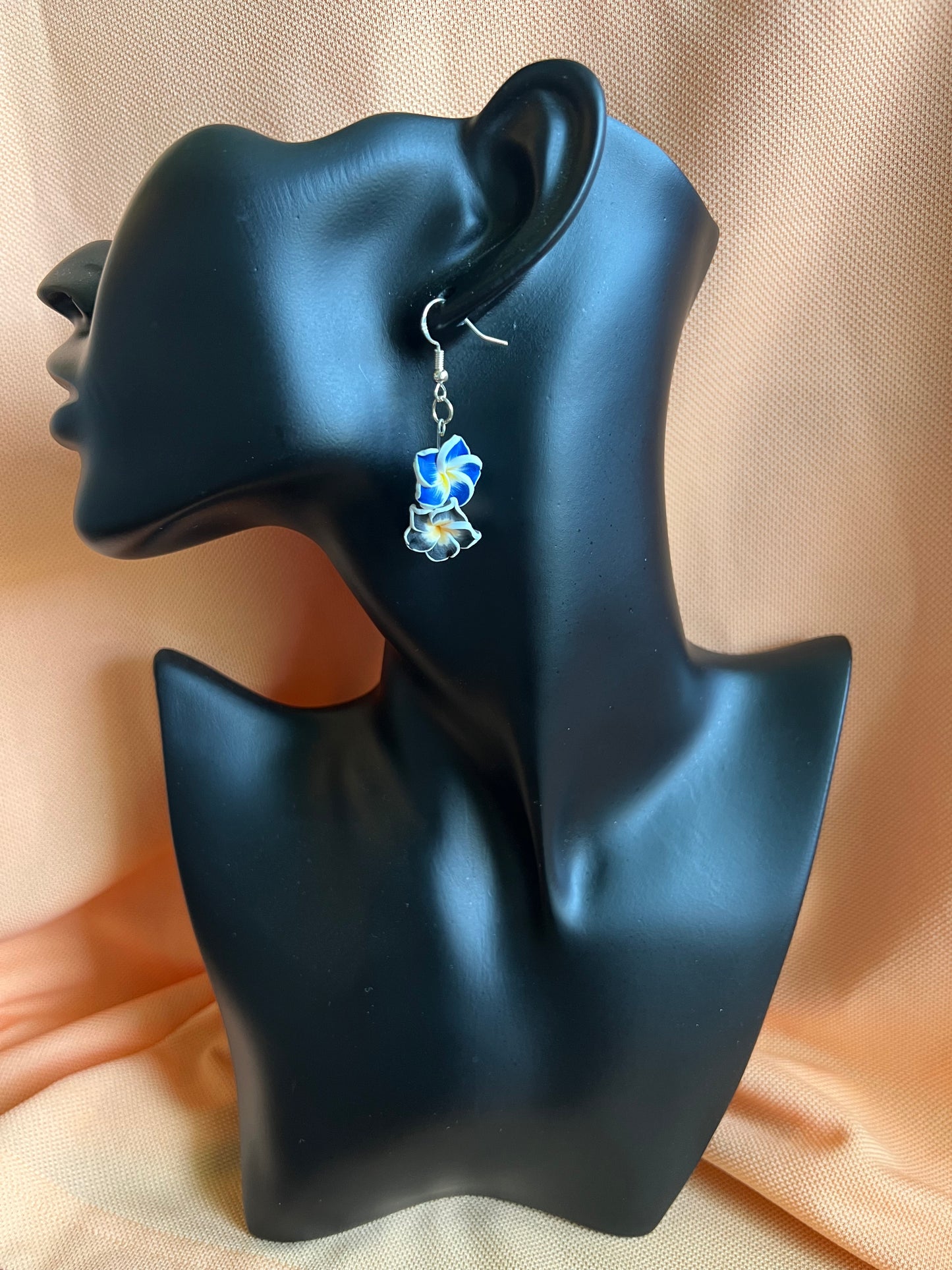 Blue & Black Flowers