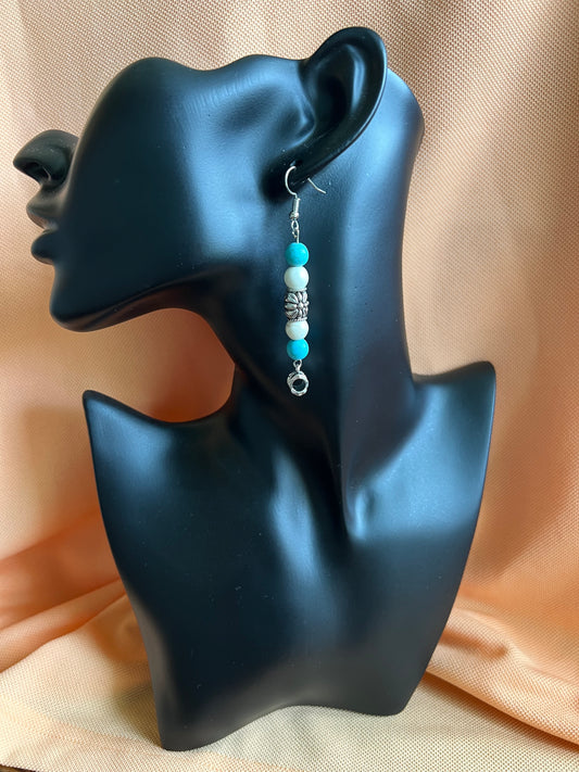 Blue & White Beads