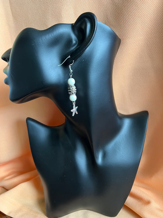 White Bead Starfish
