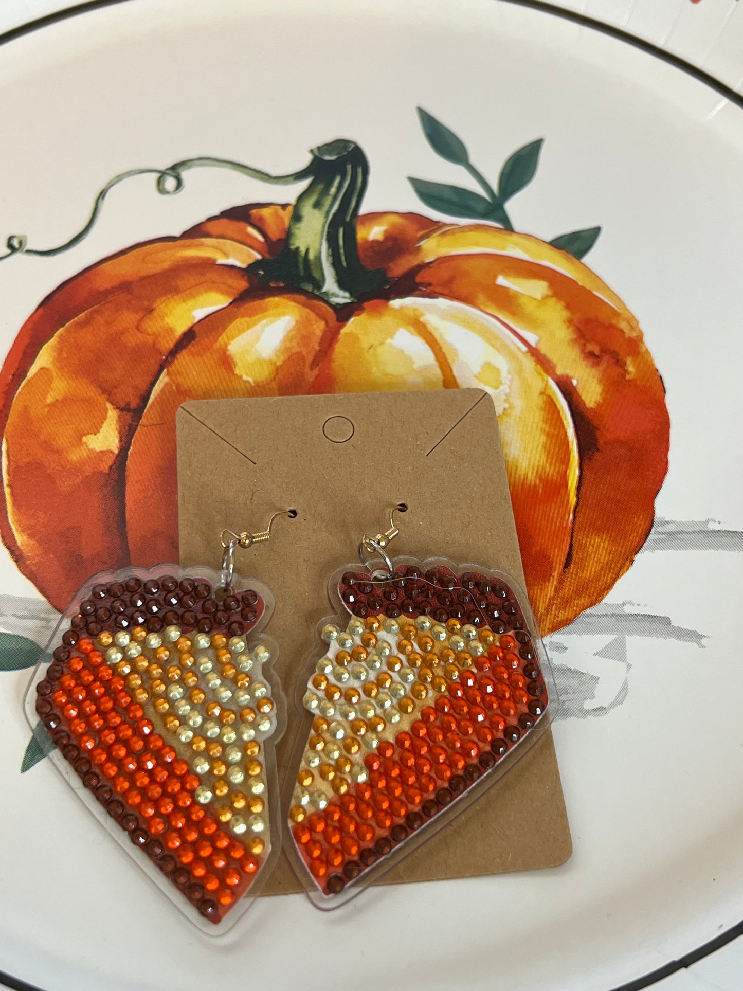 Pumpkin Pie Earrings