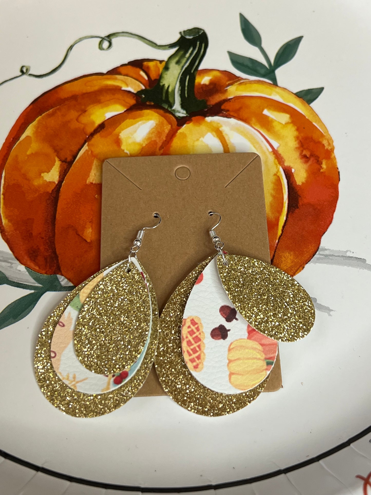 Glitter Pumpkins