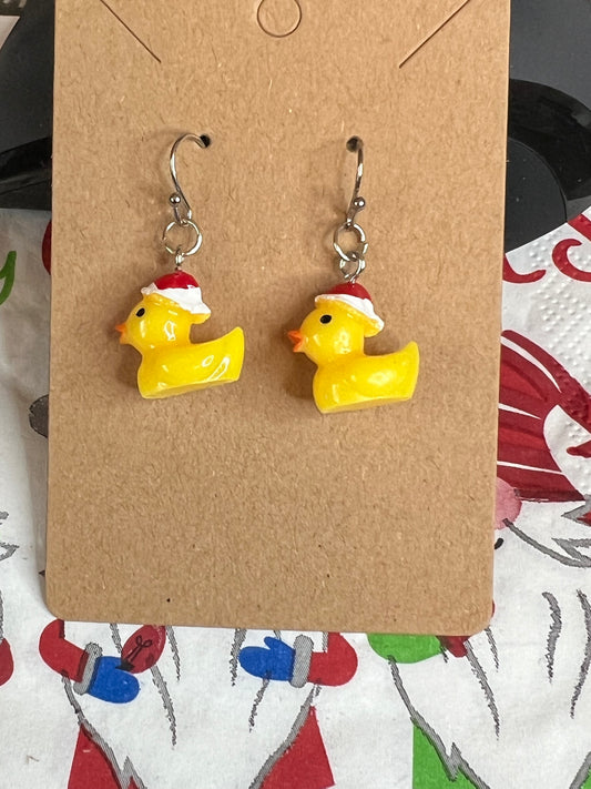 Rubber Ducks w/ Santa Hats