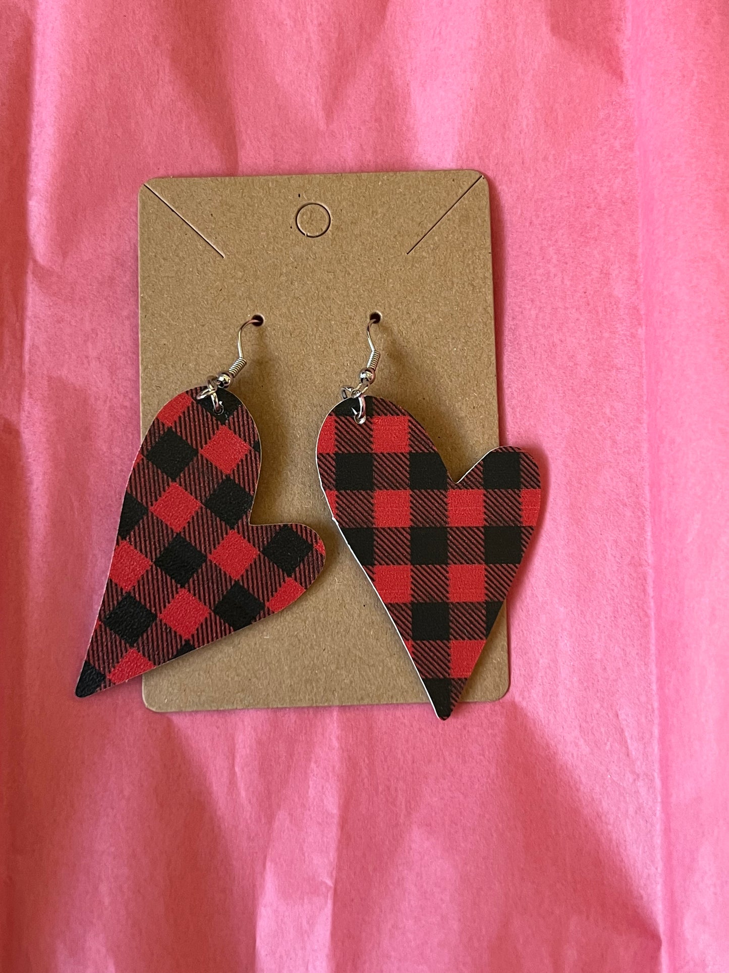 Buffalo Plaid Hearts