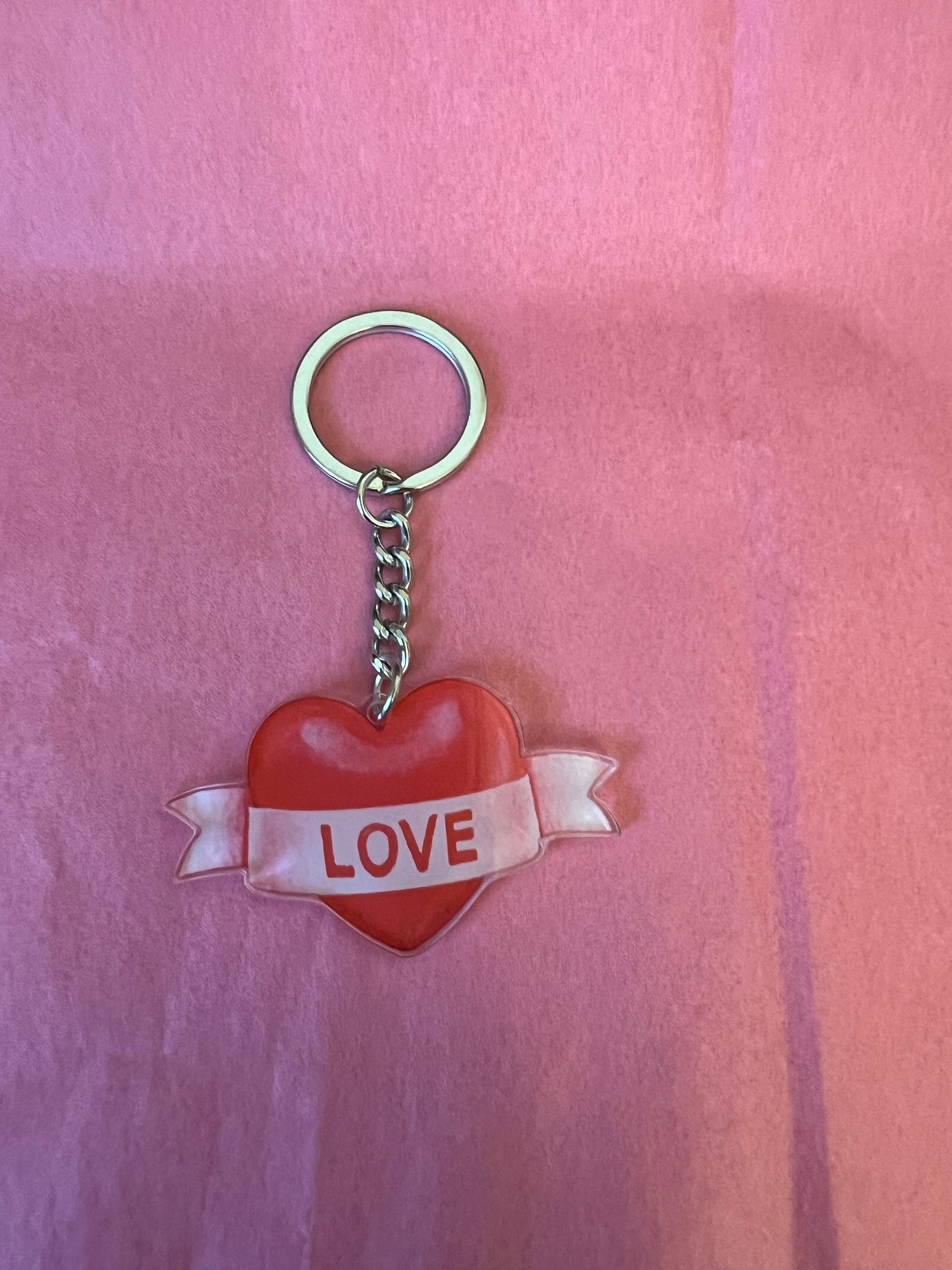 Love Heart Keychain