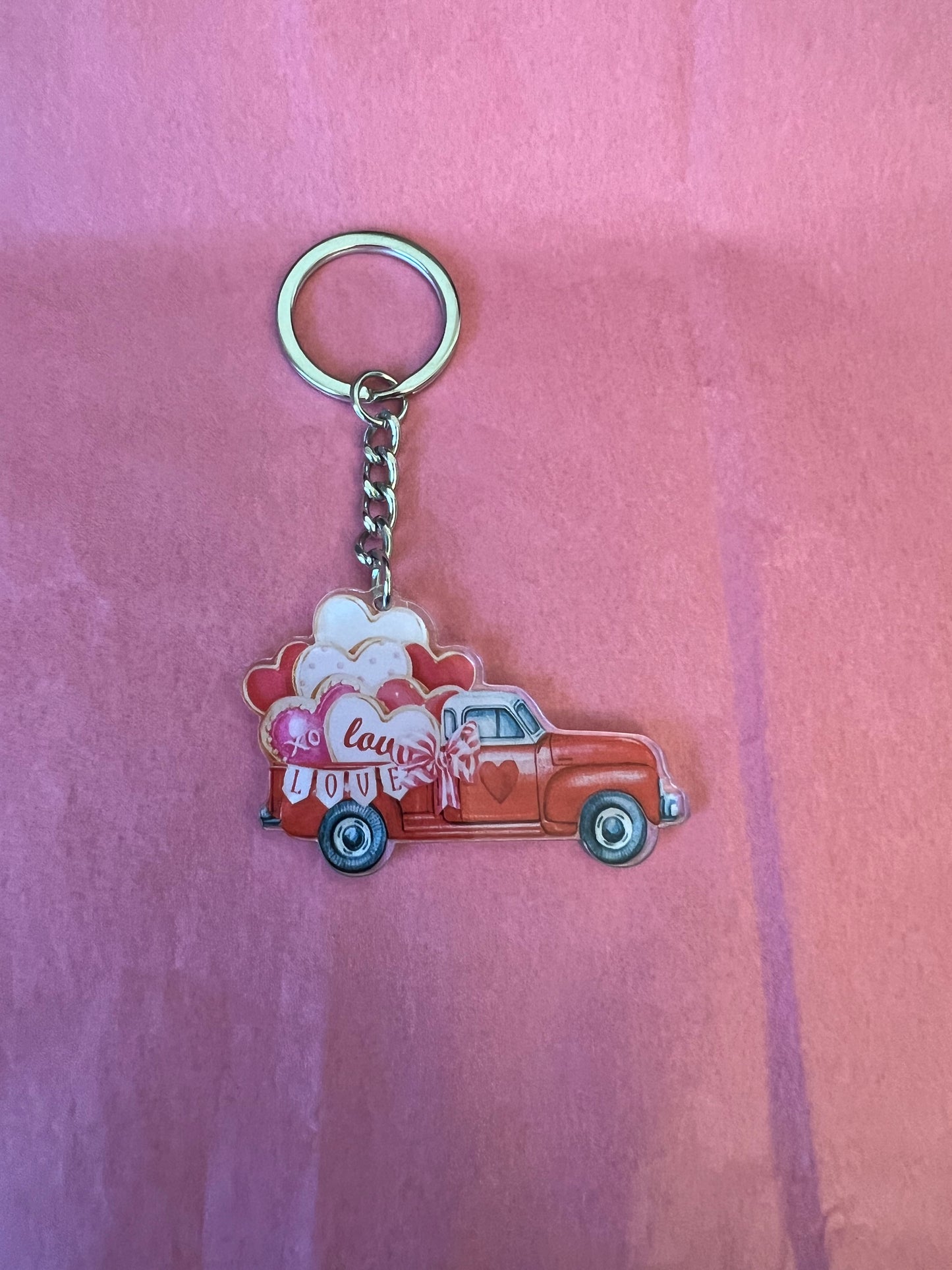 Love Truck Keychain