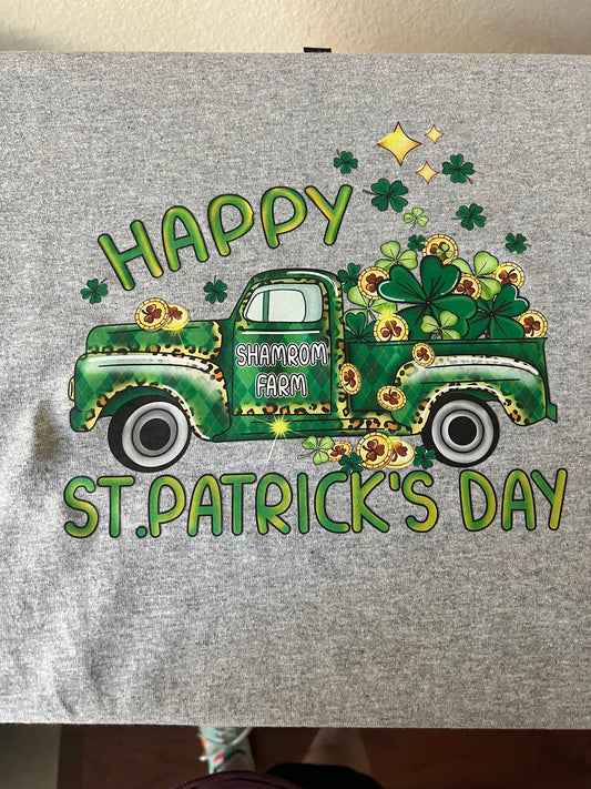 St. Patty's Day Shirt - Short Sleeve Grey