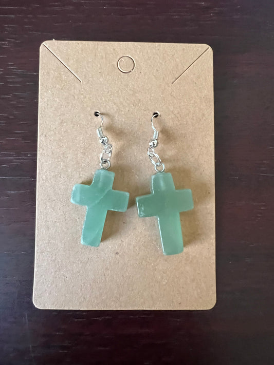 Jade Gemstone Crosses