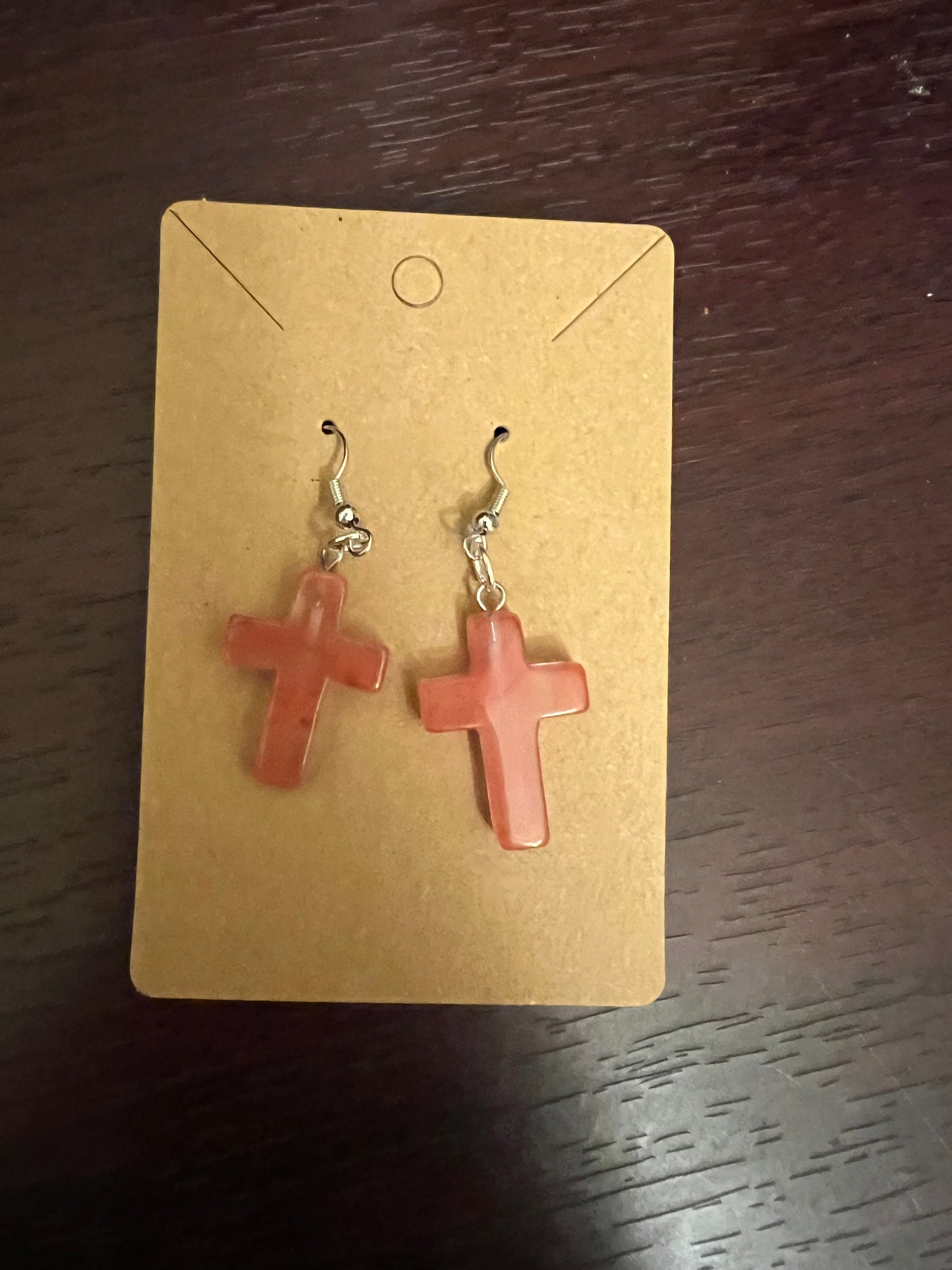 Pink Gemstone Crosses